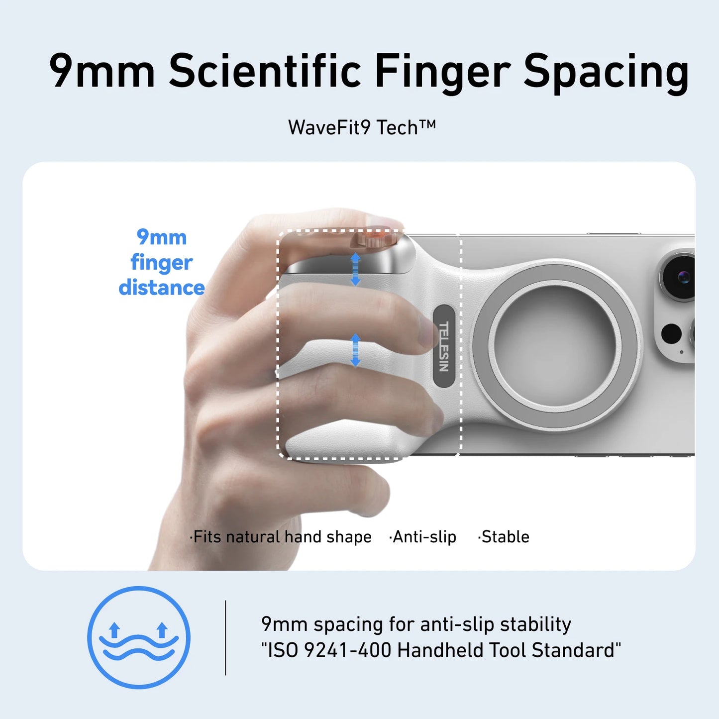 Magnetic Phone Camera Handle – Shooting Grip with Bluetooth Remote Control