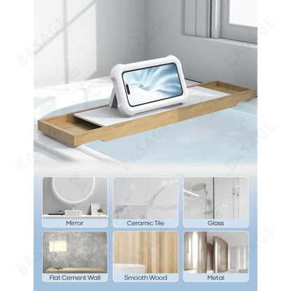 Bathroom Phone Holder – Waterproof, 480° Adjustable, Wall-Mounted