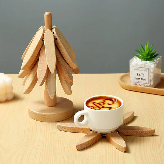 Wooden Tree Design Mats