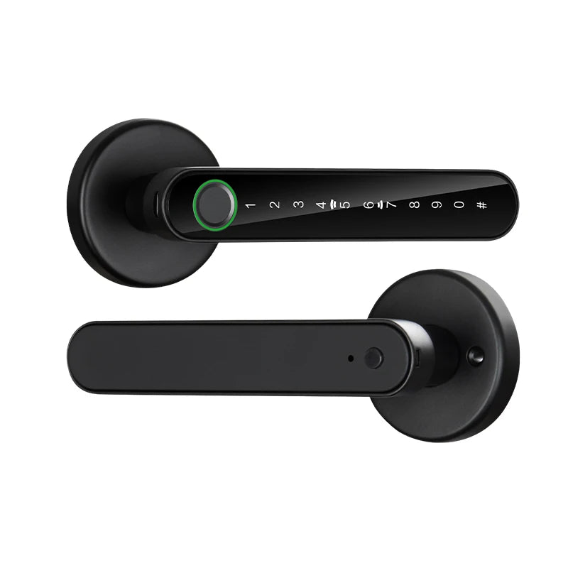 Smart Fingerprint Door Lock – 5-in-1 Keyless Entry (Fingerprint, Password, Key, App, Card)