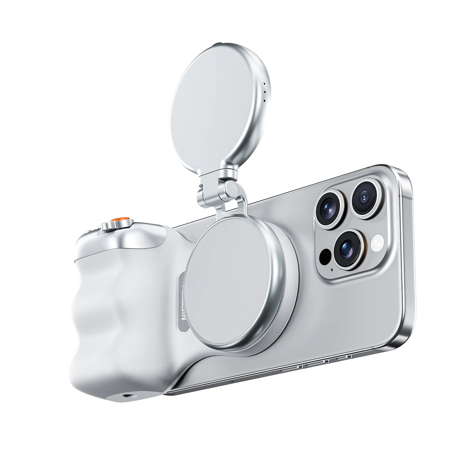 Magnetic Phone Camera Handle – Shooting Grip with Bluetooth Remote Control
