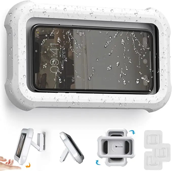 Bathroom Phone Holder – Waterproof, 480° Adjustable, Wall-Mounted