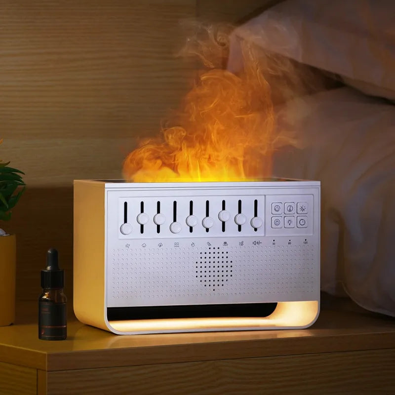 White Noise Sleep Machine – Bluetooth Speaker, Night Light & Humidifier (3-in-1 Design)