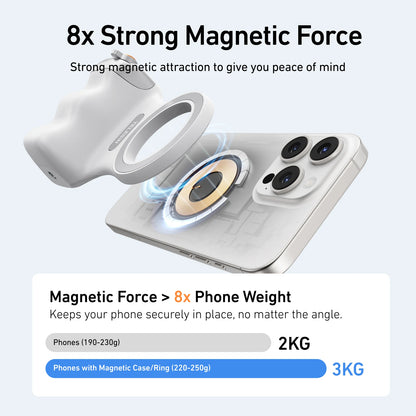 Magnetic Phone Camera Handle – Shooting Grip with Bluetooth Remote Control